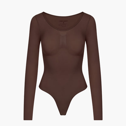 Bodysuit Sculpting Shapewear Longsleeve mit String (Secret Sale)