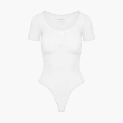 Bodysuit Sculpting Shapewear T-Shirt mit String