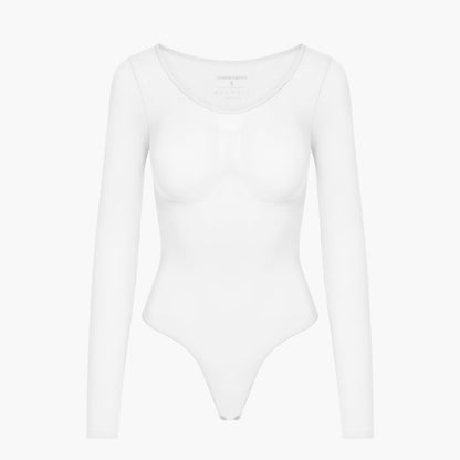 Bodysuit Sculpting Shapewear Longsleeve mit String (Secret Sale)