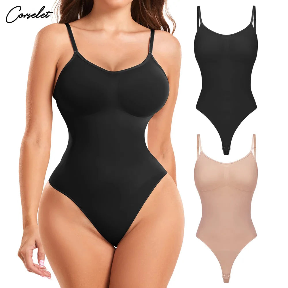 Xs 3Xl Body Suit Shapewear Seamless Thong Shapewear Woman Tummy Control Fajas Body Shaper Tummy Slimmer under Clothes plus Size