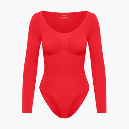 Bodysuit Sculpting Shapewear Longsleeve mit Slip - Secret Sales