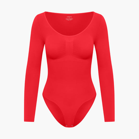 Bodysuit Sculpting Shapewear Longsleeve mit Slip - Secret Sales