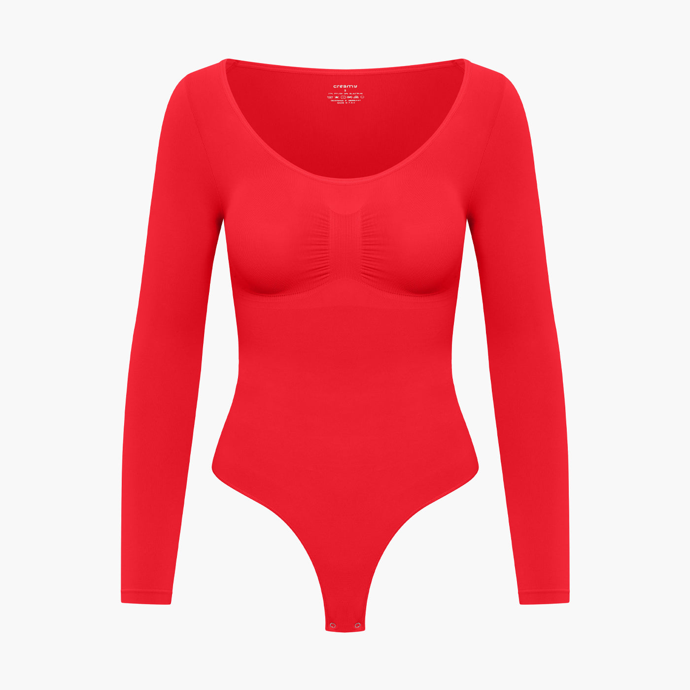 Bodysuit Sculpting Shapewear Longsleeve mit String - Secret Sales