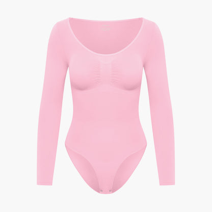 Bodysuit Sculpting Shapewear Longsleeve mit Slip - Secret Sales