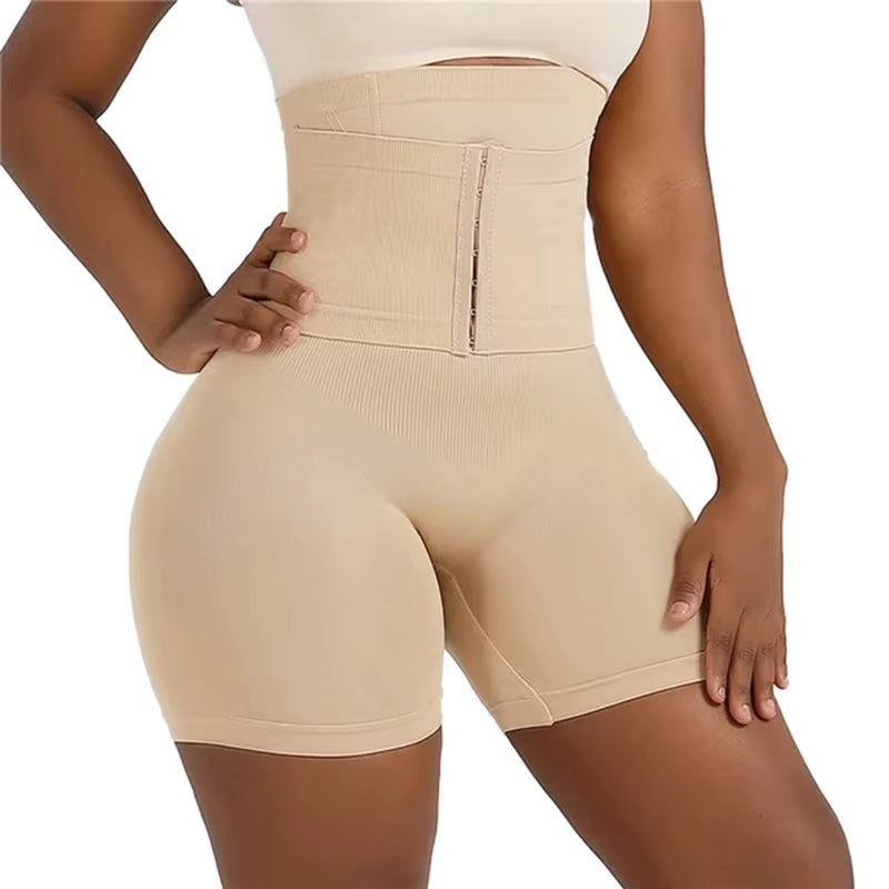 Shapewear for Women Tummy Control Body Shaper Fajas Shorts with Hook Butt Lifter Panties High Waisted Underwear Slimming Panties