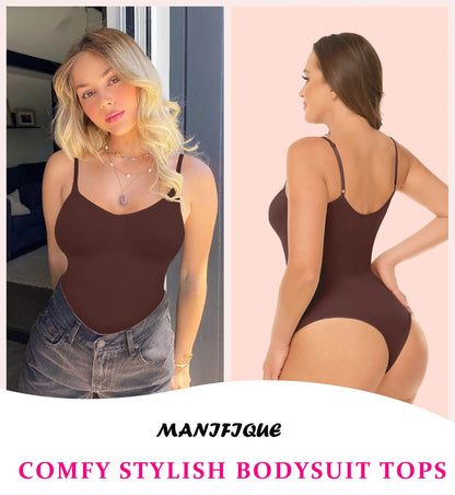 Shapewear Tummy Control Bodysuits Women Clothing Seamless Body Shaper V Neck Jumpsuits Top