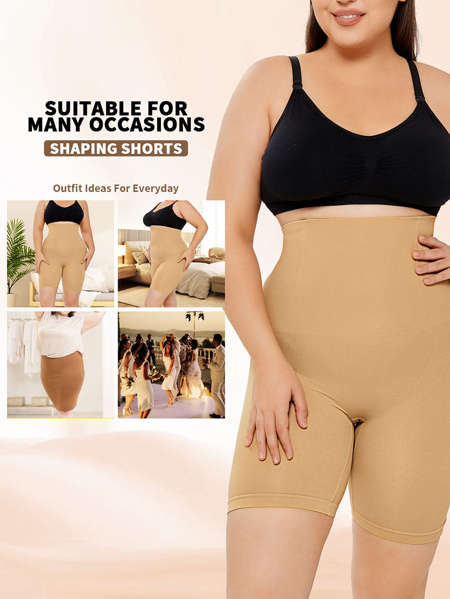 High Waisted Body Shaper Shorts Butt Lifting Shapewear Girdles