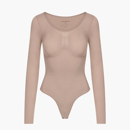 Bodysuit Sculpting Shapewear Longsleeve mit String (Secret Sale)