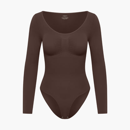 Bodysuit Sculpting Shapewear Longsleeve mit Slip - Secret Sales