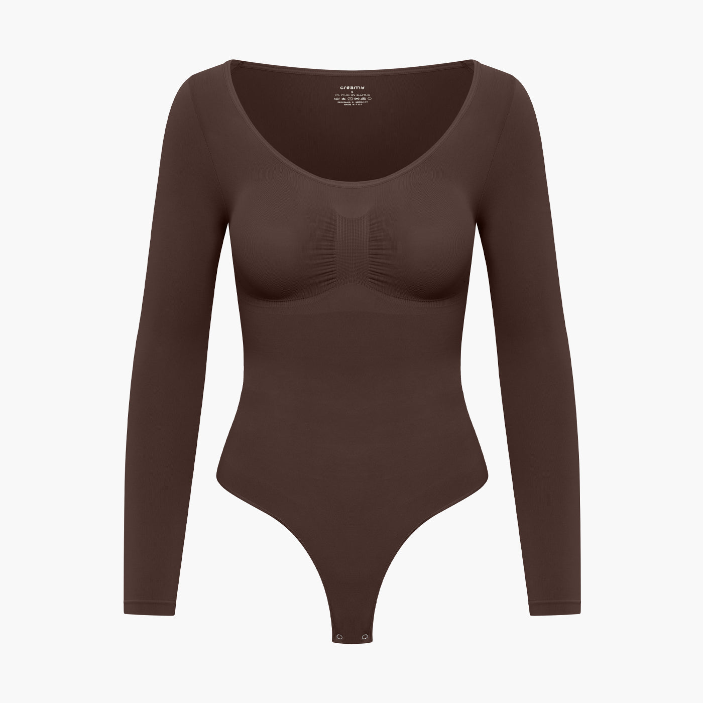 Bodysuit Sculpting Shapewear Longsleeve mit String - Secret Sales