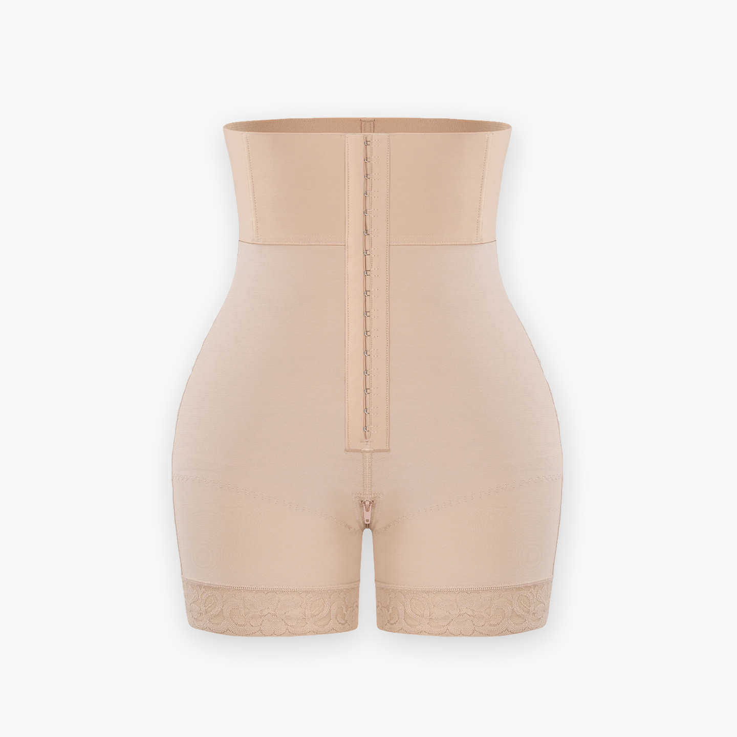 High-waisted shape shorts with butt lift and tummy support